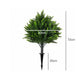 Lambu Artificial Cedar Topiary Balls Set of 2 Ground Spike Patio Garden Green