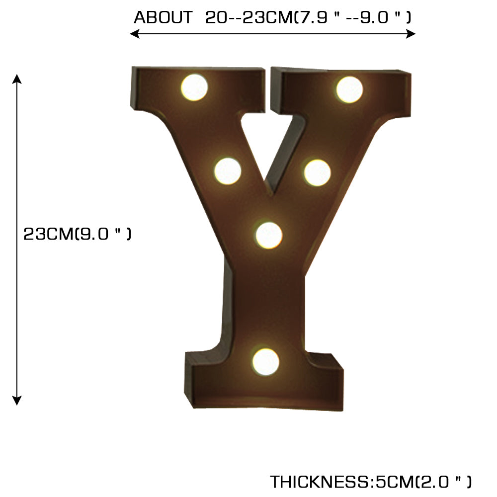 LED Metal Letter Lights Free Standing