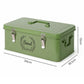 Toque Seed Storage Box 4-Compartment Organiser Metal Seed Box Deep Green