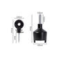 Traderight Electric Fence Insulators 120pc Ring Insulators PP+PE Black