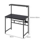 Levede Gaming Table Spacious Wear Resistan Stable Computer Desk Earphone Hook