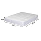 Dreamz Mattress Protector Luxury Topper Double