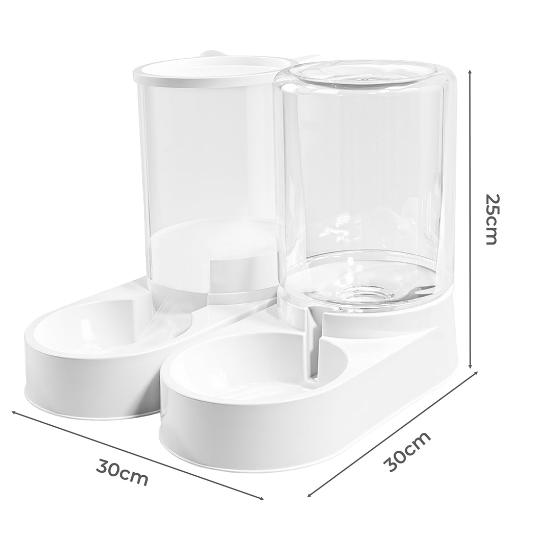 Pawz Automatic Pet Feeder Water Dispenser Set 3.2L