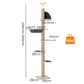 Pawz Cat Tree Tower Scratching Post Scratcher 300cm