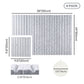 Levede Cork Boards Alternative Photo Display Board 6 Pcs 30cmx30cm Coustic Grey