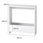 Levede Side Table with Magazine Rack Small End Table