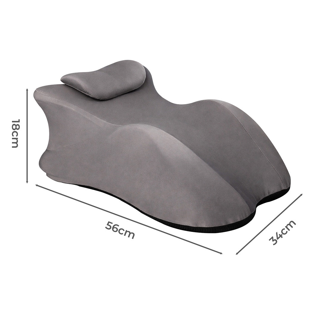 Urway 27° Bed Wedge Pillow Memory Foam Positioning Cushion for Couples Intimacy