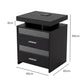 Levede Smart Bedside Table Charging Station Motion Sensor Modern Nightstand