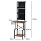 Levede Tall Record Player Stand Vinyl Storage Up to 200 Albums Turntable Rack