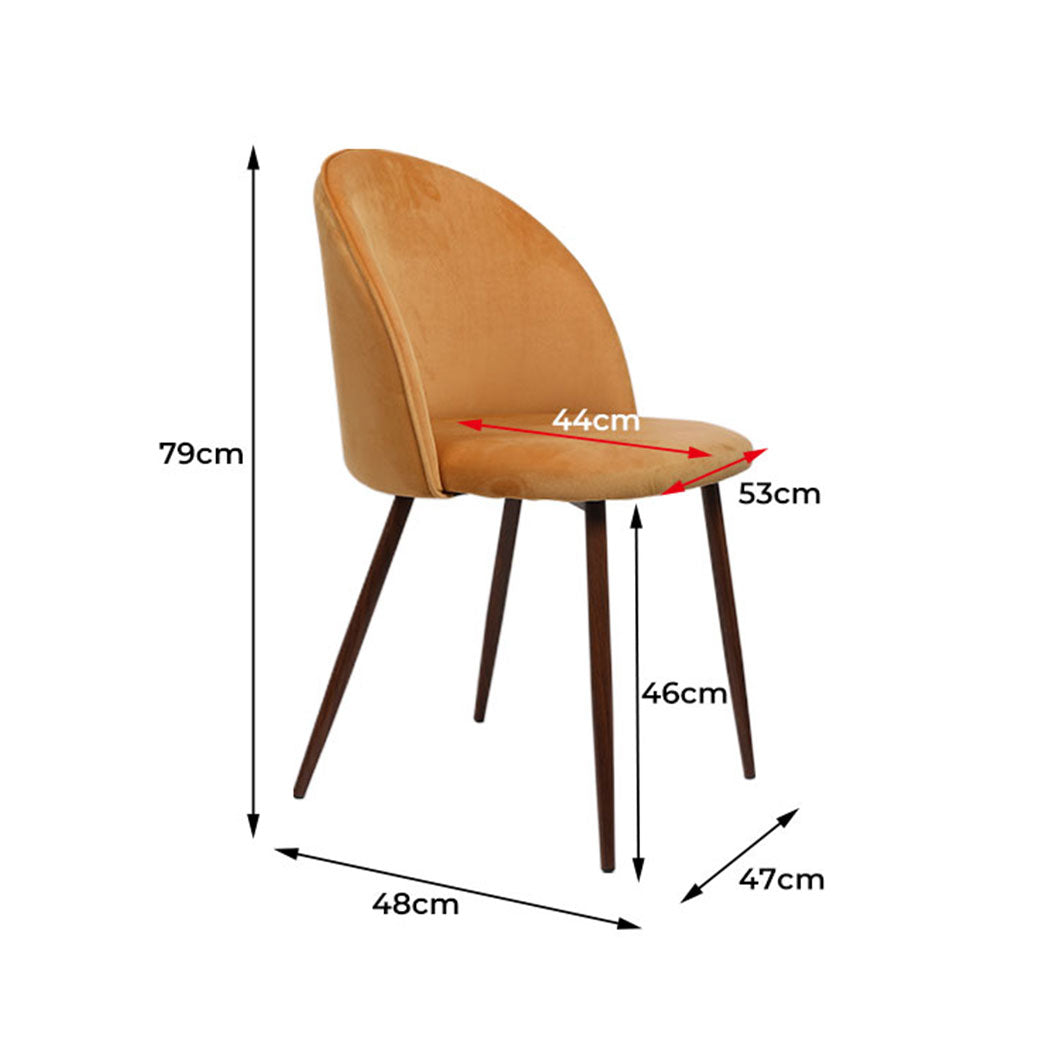 Levede 6x Dining Chairs Seat French