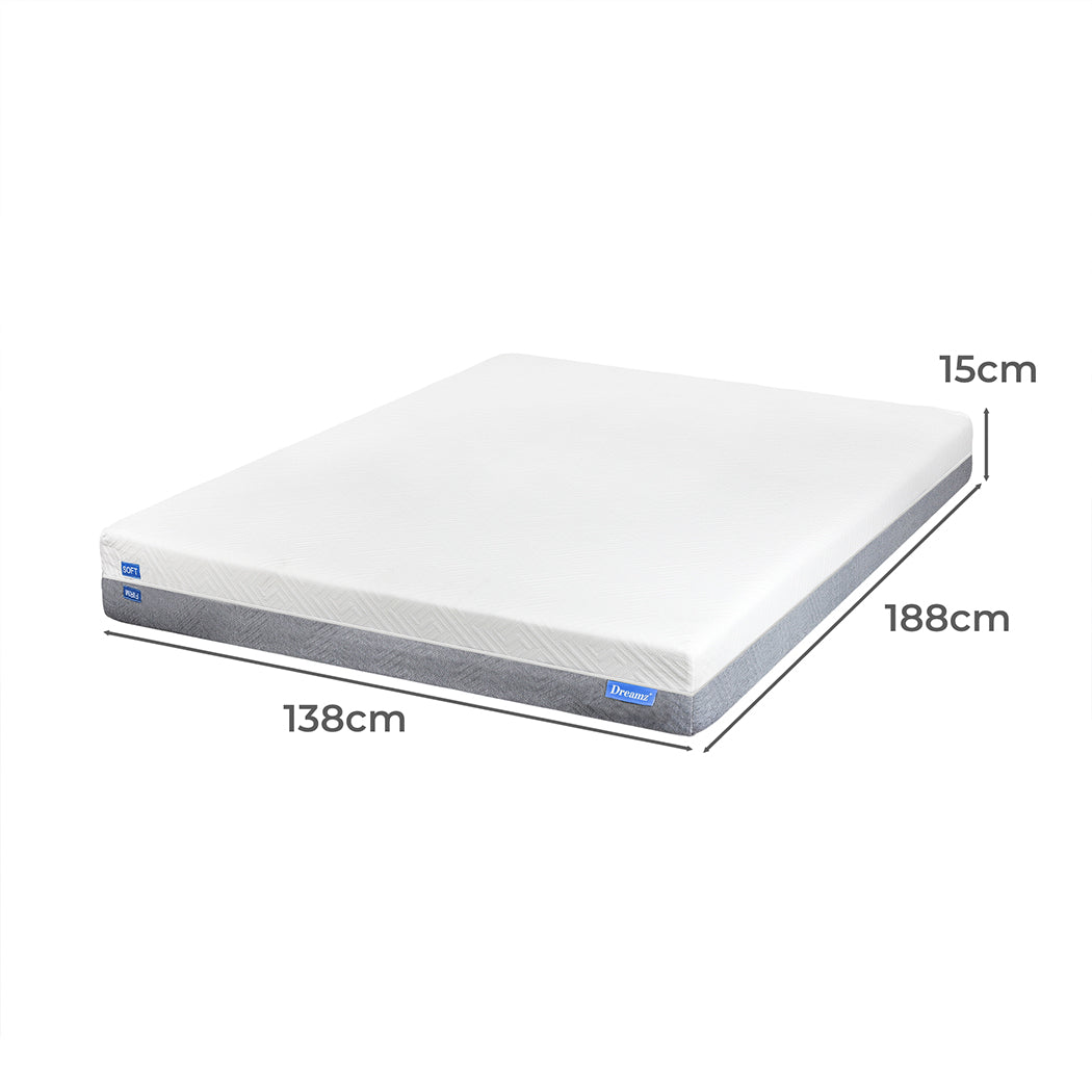 Dreamz Double Mattress Gel Memory Foam