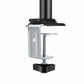 Levede Single Monitor Arm Desk Mount for 13-32 Inch Height Adjustable Black