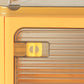 Storage Organiser Large Box Stackable M Orange Medium
