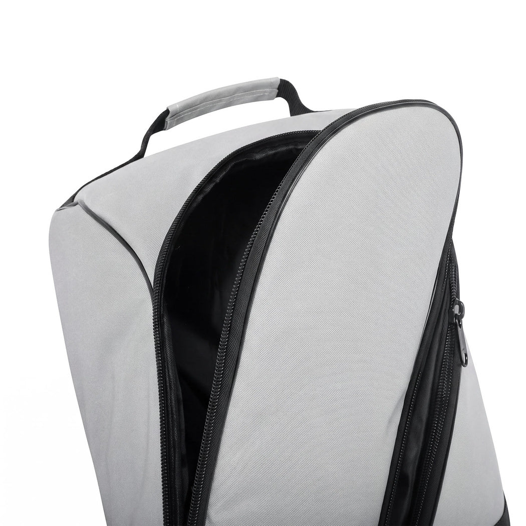 Centra Golf Travel Bag Padded Reinforced Wheels 900D Oxford for Airline,Grey