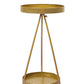 Levede Plant Stand 2 Tiers Outdoor Indoor Gold Medium