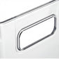 Toque Clear Plastic Storage Bins 6PCS Pantry Fridge Organizer Boxes Handles