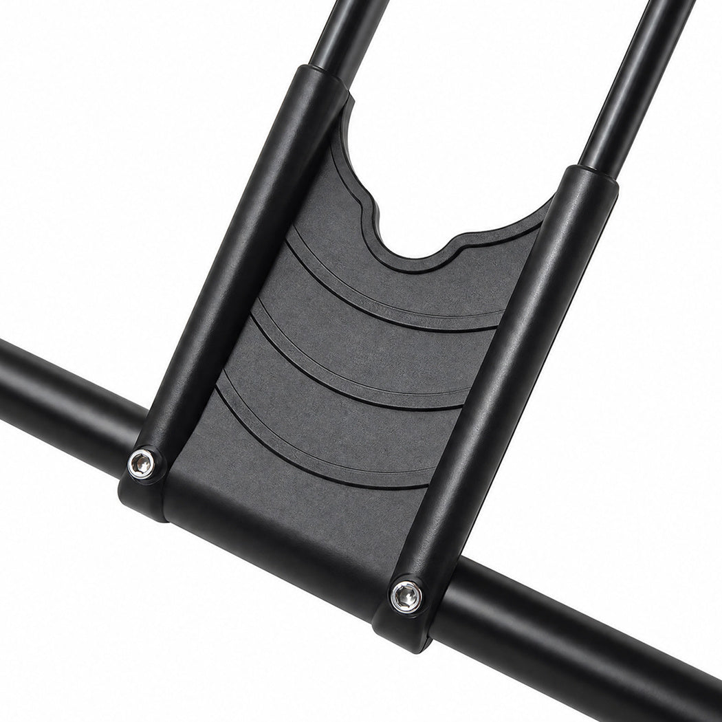 Monvelo Bike Stand Floor Storage Rack Foldable Carbon Steel for 16-29 Inch Black