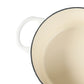 TOQUE 4L Enamel Dutch Oven Pot in White Colour