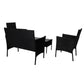 Levede 4PCS Outdoor Furniture Setting