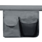 Levede Foldable Lounge Chairs with Canopy Grey