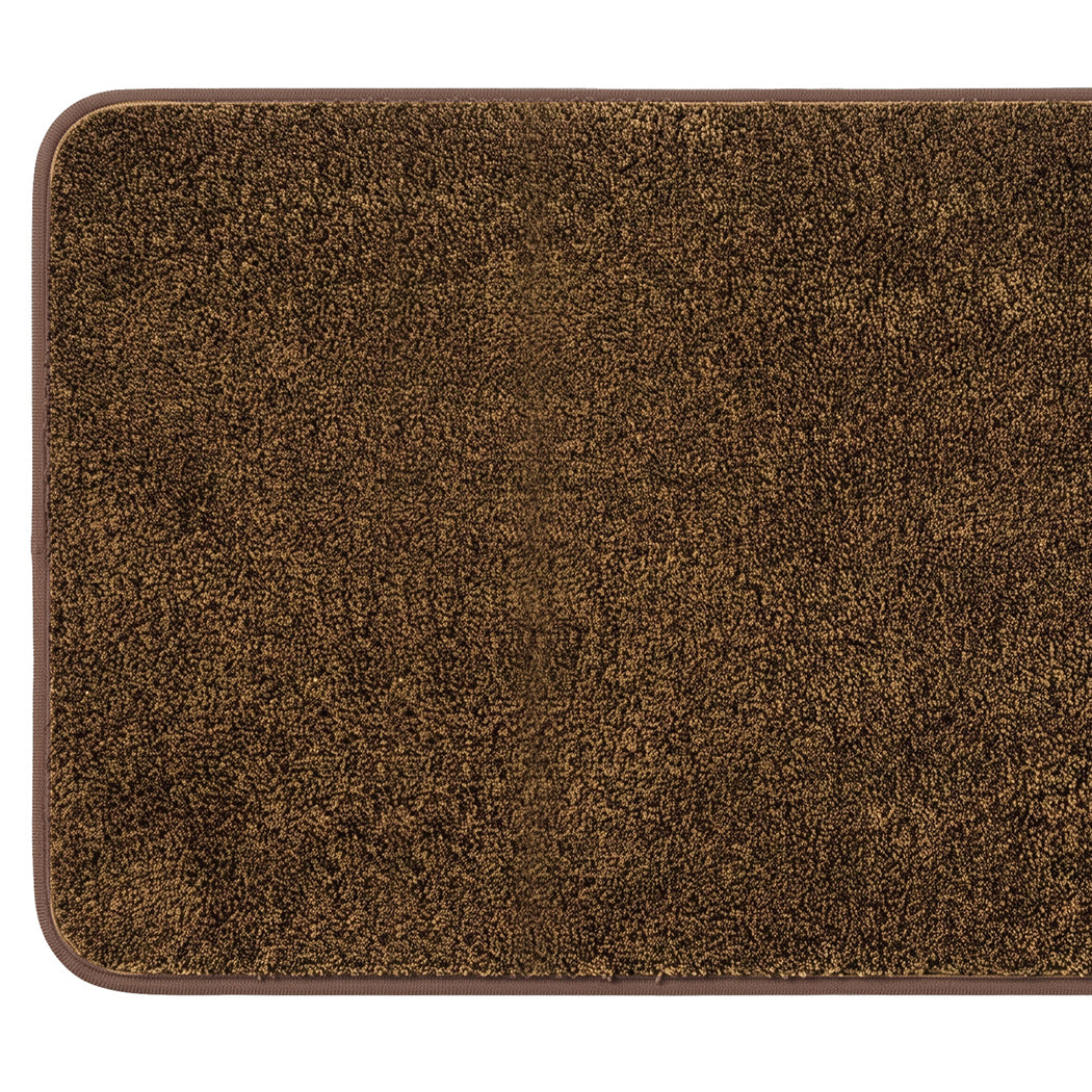 Marlow Door Mat Non Slip Absorbent Washable Pet Friendly for Entrance Brown