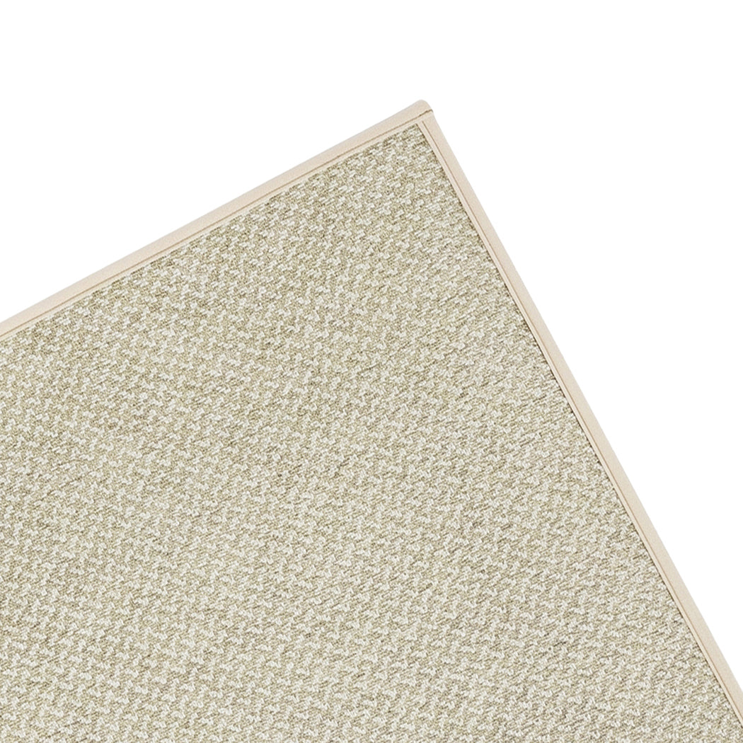 Marlow Front Door Mat 76x43cm Non Slip Dirt Trapping Rug for Entrance Brown