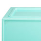 Stacked Sneaker Display Case Stackable Cyan