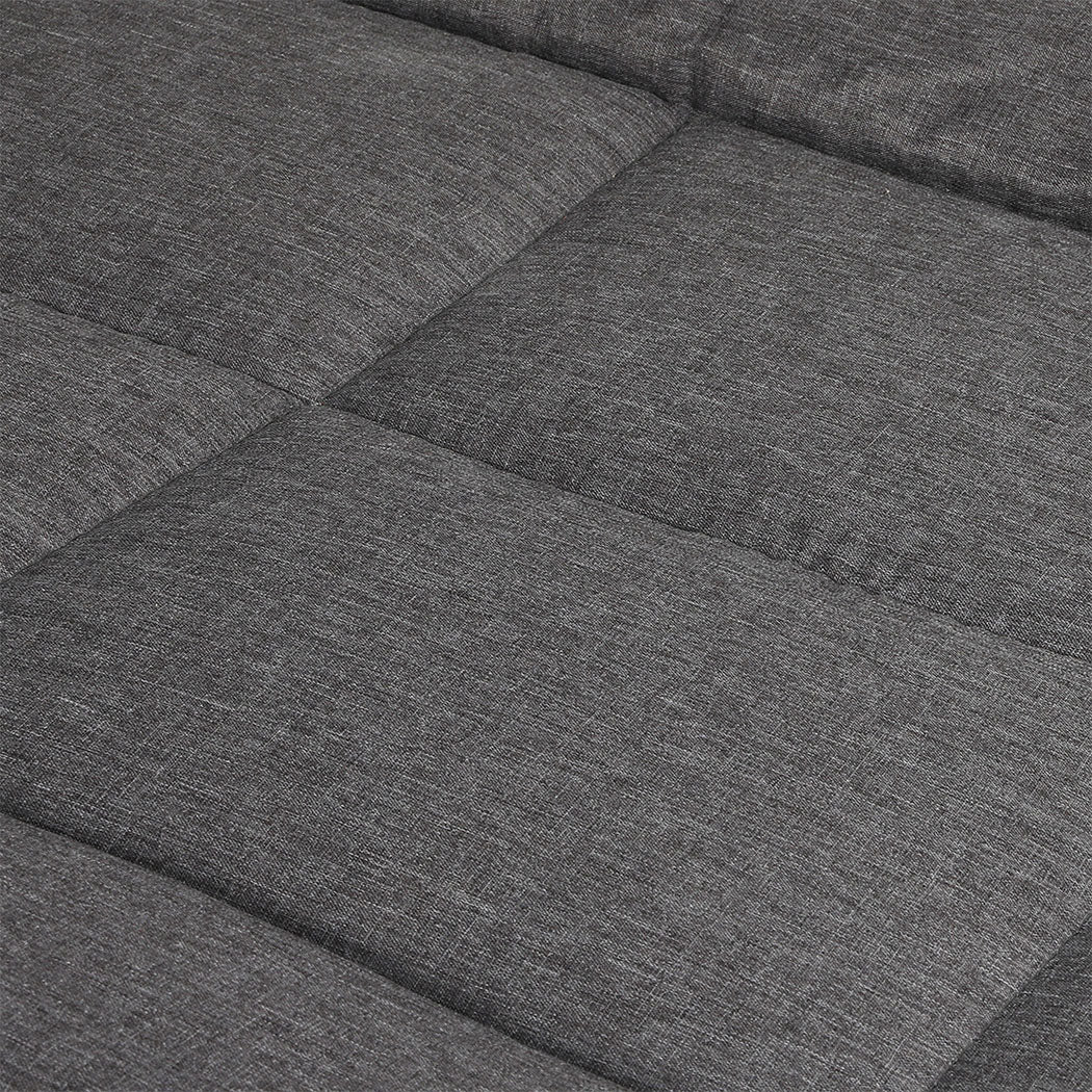 Levede Folding Camping Bed Camp Cots Dark Grey