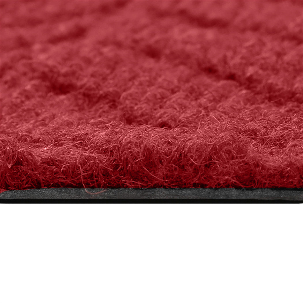 Marlow Extra Large Floor Rug Non Slip 90cm x 305cm Red