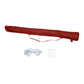 Mountview Beach Umbrella Outdoor Umbrellas Red 2.33M