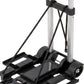 Manan Folding Trolley Cart On Wheels Expandable Base Adjustable Handle Black