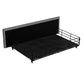 Levede Single Bed Frame Fabric Storage Drawer LED USB
