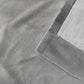Marlow Velvet Blackout Curtains 2-Panel Room Darkening Eyelet Curtains Grey