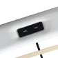 Levede Single Bed Frame Leather Headboard RGB 2 Drawers
