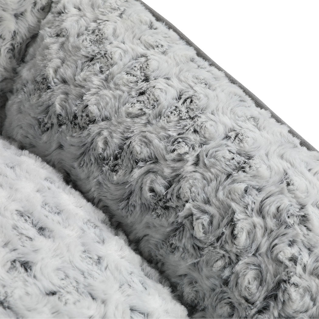 Pawz Pet Dog Calming Bed Fluffy Washable Cushion M