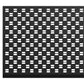 Marlow Front Door Mat 90x60cm TPE Raised Wave Drainage for Entrance Black
