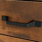 Levede Filing Cabinet With Lockable Wheels And Printer Stand for Office Brown