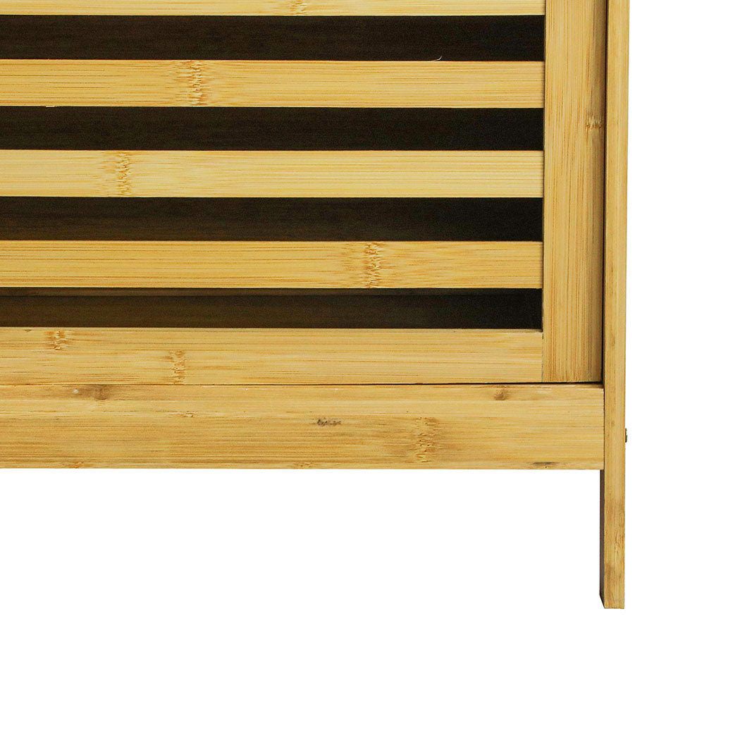Levede Bathroom Bamboo Storage Cabinet Natural