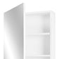 Levede Bathroom Mirror Cabinet Wall Mounted 45cm Adjustable Shelves White