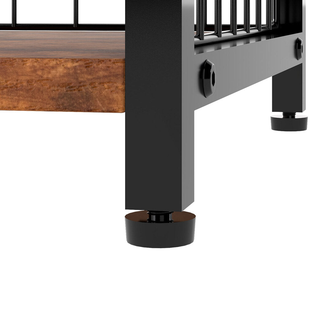 Levede Side Table 3-Tier Storage Shelf Modern Table