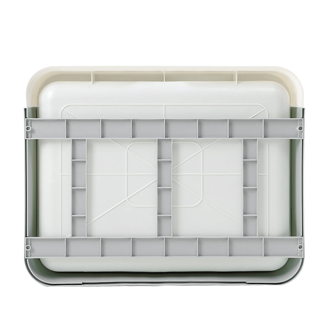 PaWz Foldable Cat Litter Box Tray Enclosed Grey