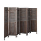 Levede 6 Panel Partition Room Divider Brown