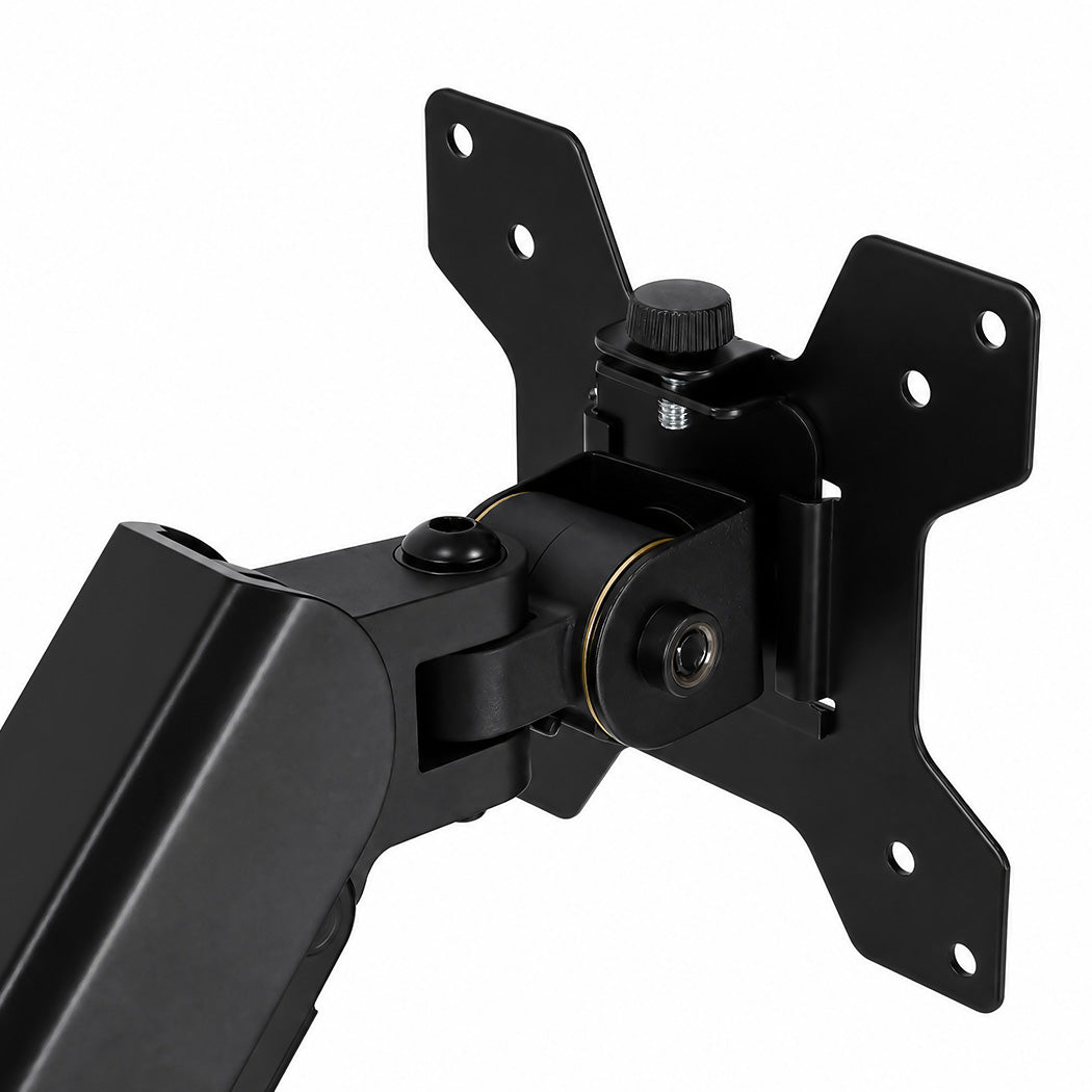 Levede Single Monitor Arm Adjustable 2-Way Desk Mount Rotatable 13-32 inch Black