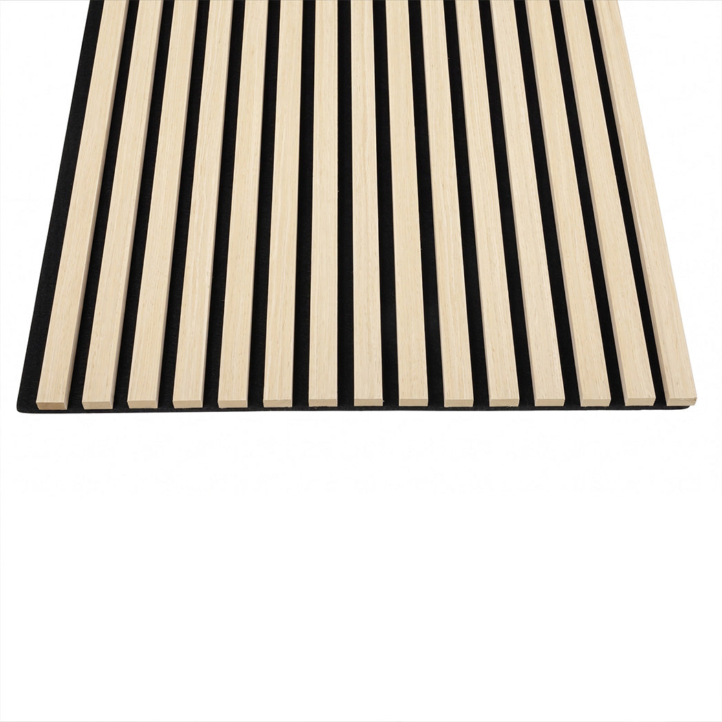 Levede Acoustic Wall Panels 4pc NRC>0.7 120 x 60cm for Interior Wall Decor Oak