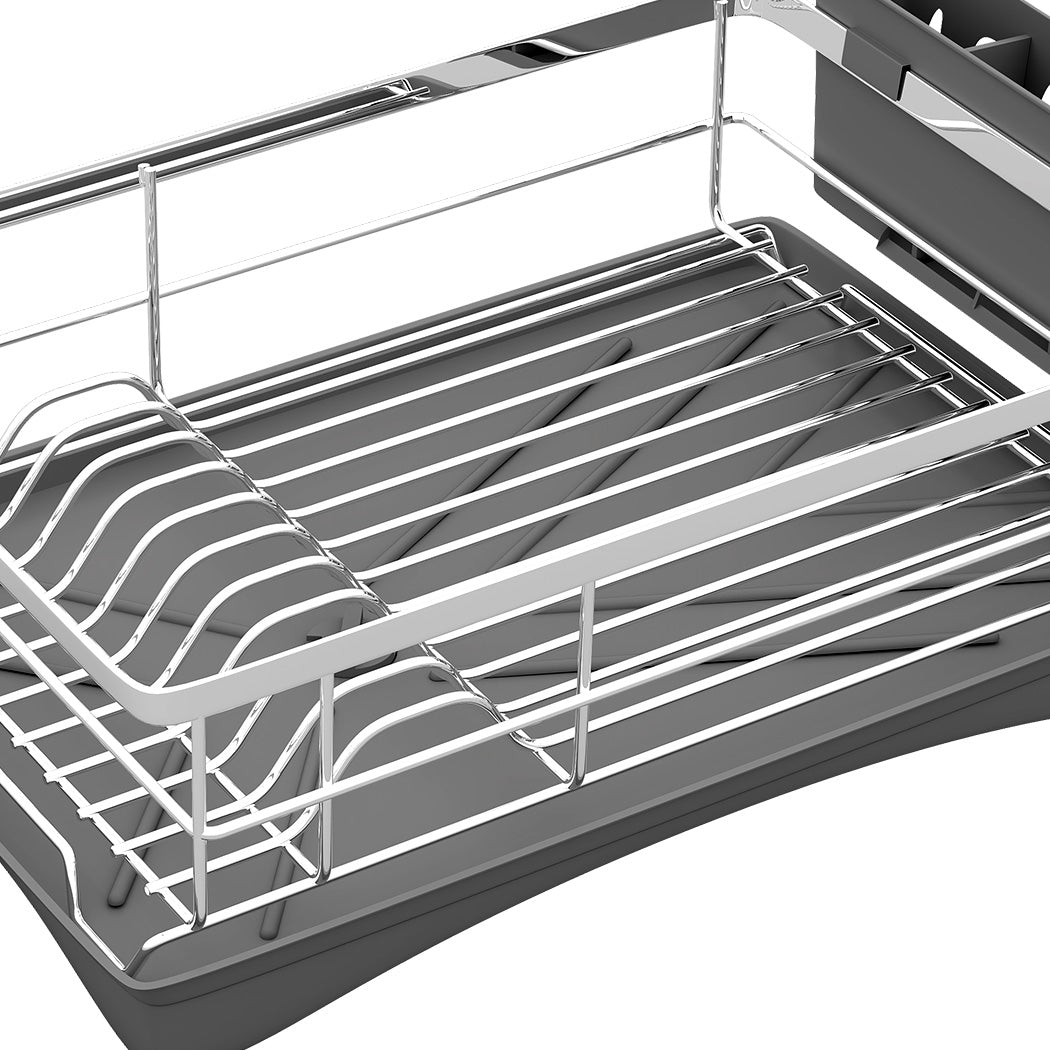 Toque Dish Drying Rack Plate Drainer Cup Holder