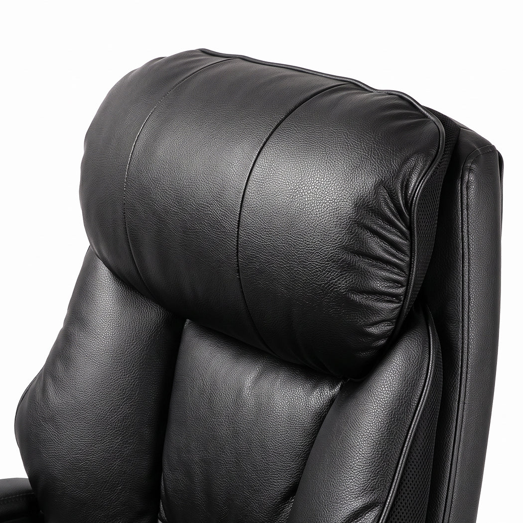 Levede Gaming Chair Ergonomic With Footrest 150°Recline for Home Office Black