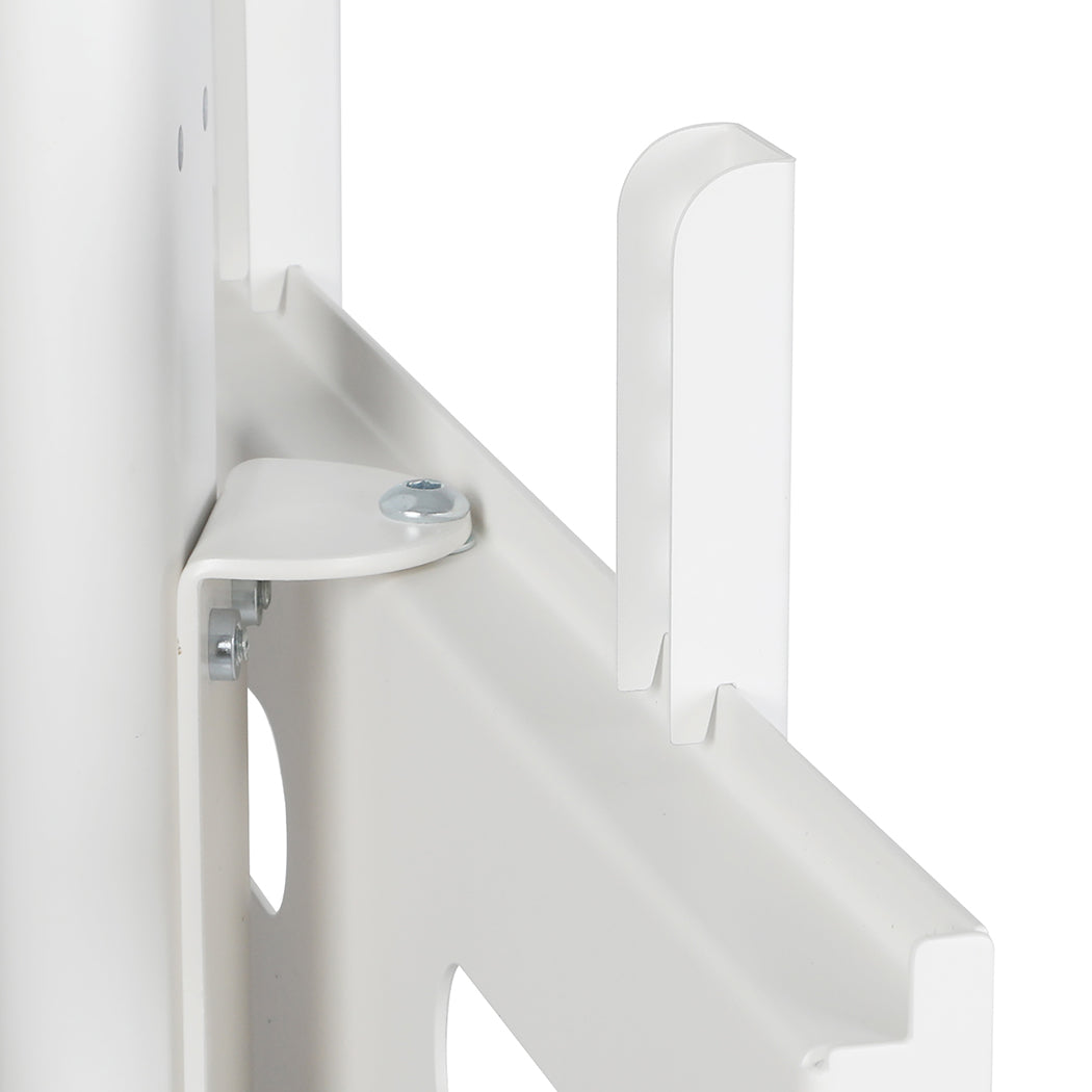 Levede TV Floor Stand 32-65 Inch Universal Swivel Height Adjustable Mount White