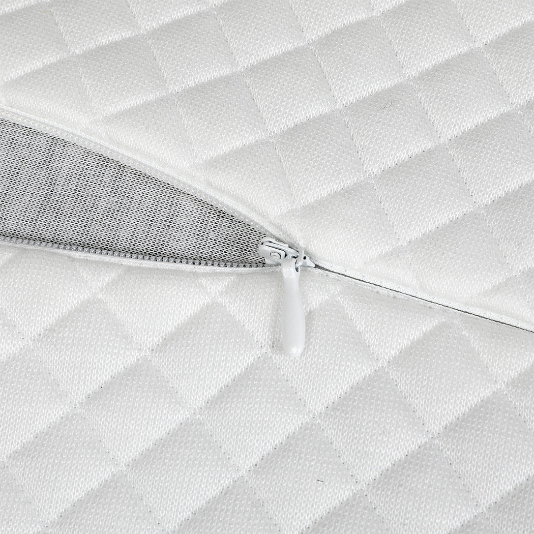 Dreamz Memory Pillow Supprt Shoulder FoamWhite Pillowcase