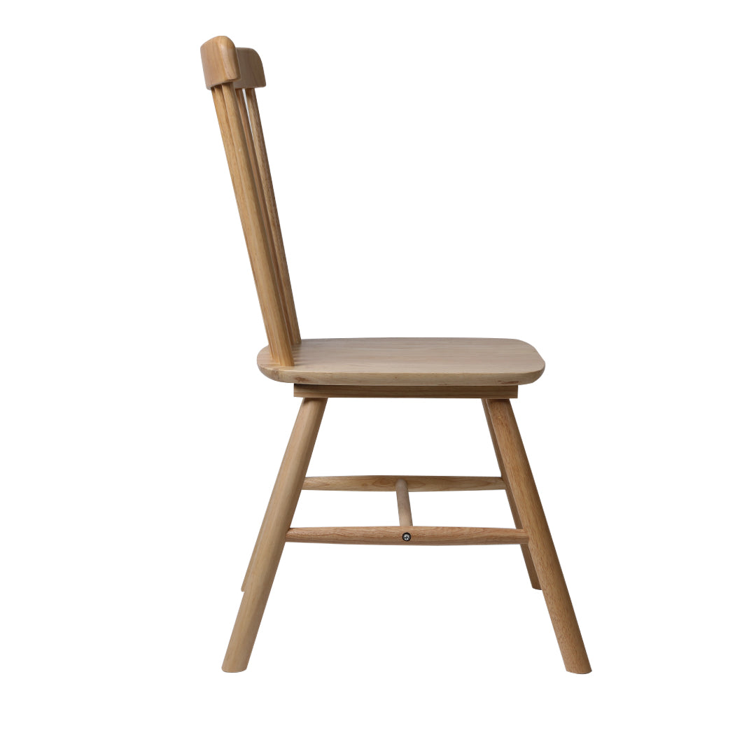 Levede 4x Dining Chairs Kitchen Windor Oak
