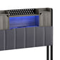 Levede Single Bed Frame with Storage Headboard RGB LED